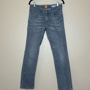 HUGO BOSS Cliff Orange 63 Slim Fit Jeans Mens 30x32 Ankle Stretchy Faded